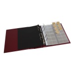 Cartella a 4 anelli Multi Collect senza custodia Bordeaux Lindner 3