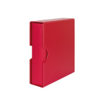 Cartella a 4 anelli PUBLICA M COLOR con custodia Rossa Lindner 1
