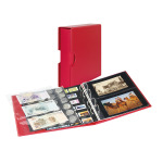 Cartella a 4 anelli PUBLICA M COLOR con custodia Rossa Lindner 2