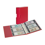 Cartella a 4 anelli PUBLICA M COLOR con custodia Rossa Lindner 4