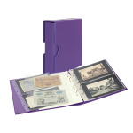 Cartella a 4 anelli PUBLICA M COLOR con custodia Viola Lindner 4