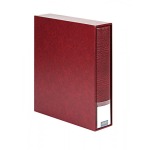 Cartella a 4 anelli PUBLICA M con custodia Bordeaux Lindner 1
