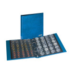 Cartella a 4 anelli RONDO con custodia Blu Lindner 2