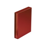 Cartella a 4 anelli RONDO con custodia Bordeaux Lindner 1