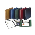 Cartella a 4 anelli RONDO con custodia Verde Lindner 3