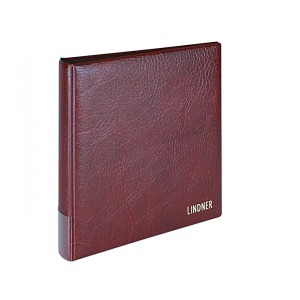 Cartella a 4 anelli RONDO senza custodia Bordeaux Lindner 1