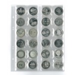 Fogli Multi Collect a 24 tasche per monete da 34 mm 5 pz. Lindner 3
