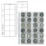 Fogli Multi Collect a 24 tasche per monete da 34 mm 5 pz. Lindner 4