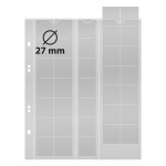 Fogli Multi Collect a 35 tasche per monete da 27 mm 5 pz. Lindner 1