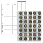 Fogli Multi Collect a 35 tasche per monete da 27 mm 5 pz. Lindner 4