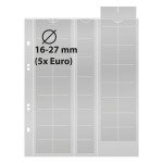 Fogli Multi Collect a 40 tasche per 5 serie da 8 monete Euro 5 pz. Lindner 1
