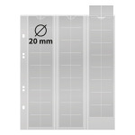 Fogli Multi Collect a 54 tasche per monete da 20 mm 5 pz. Lindner 1