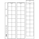 Fogli Multi Collect a 54 tasche per monete da 20 mm 5 pz. Lindner 5