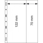 Fogli UNIPLATE a 2 tasche verticali miste 5 pz. Lindner 1