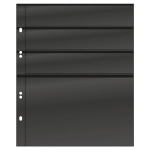 Fogli neri Multi Collect a 4 strisce miste 10 pz. Lindner 2