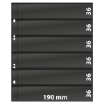 Fogli neri Multi Collect a 6 strisce 10 pz. Lindner 1