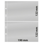 Fogli trasparenti Multi Collect a 2 tasche larghe 10 pz. Lindner 1