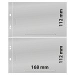 Fogli trasparenti Multi Collect a 2 tasche medie 10 pz. Lindner 1