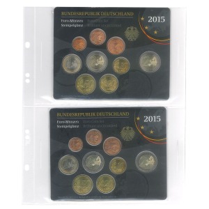 Fogli trasparenti Multi Collect a 2 tasche per divisionali Germania 10 pz. Lindner 1