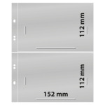 Fogli trasparenti Multi Collect a 2 tasche strette 10 pz. Lindner 1
