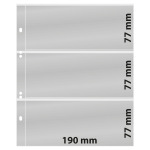 Fogli trasparenti Multi Collect a 3 tasche 10 pz. Lindner 1