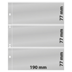 Fogli trasparenti Multi Collect a 3 tasche 10 pz. Lindner 1