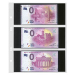 Fogli trasparenti Multi Collect a 3 tasche per banconote con separatore di tasca 10 pz. Lindner 3