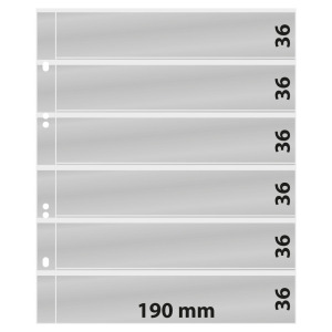 Fogli trasparenti Multi Collect a 6 strisce 10 pz. Lindner 1