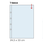 Inserti trasparenti per CALENDARI a 1 tasca 10 pz. Master Phil 2