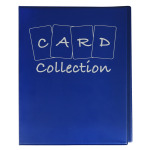 Album SUPERCARD grande con 10 fogli fissi a 9 tasche Blu Master Phil 1