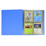 Album SUPERCARD piccolo con 14 fogli fissi a 4 tasche Azzurro Master Phil 2