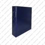 Cartella a 2 anelli VISCONTEA generica senza custodia in cartone Blu Master Phil 1