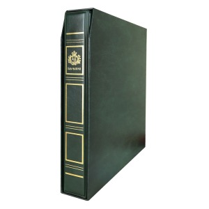 Cartella a 22 anelli SPECIAL San Marino con custodia Verde Master Phil 1
