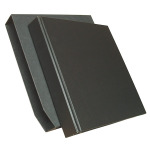 Cartella a 24 anelli M 24 BLACK generica con custodia Nera Master Phil 1