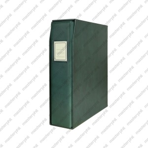 Cartella a 4 anelli BIG con custodia vuota Verde Master Phil 1