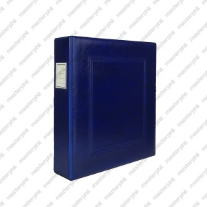 Cartella a 4 anelli BIG senza custodia vuota Blu Master Phil 1