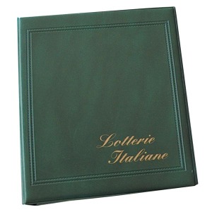 Cartella a 4 anelli BIGLIETTI LOTTERIE senza custodia Verde Master Phil 1