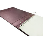 Cartella a 4 anelli COUNTRY senza custodia vuota Marrone Master Phil 3