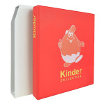 Cartella a 4 anelli KINDER con custodia vuota Arancione Master Phil 1