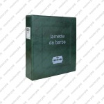 Cartella a 4 anelli LAMETTE DA BARBA senza custodia vuota Verde Master Phil 1