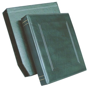 Cartella a 4 anelli MAXI con custodia vuota Verde Master Phil 1