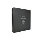 Cartella a 4 anelli MINI TOP BINDER color carbonio senza custodia vuota Master Phil 1