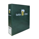 Cartella a 4 anelli TUTTA BIRRA senza custodia vuota Verde Master Phil 1