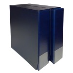 Cartella a 4 anelli VIP XL con custodia vuota Blu Master Phil 2