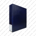 Cartella a 4 anelli VIP XL senza custodia vuota Blu Master Phil 1