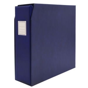 Cartella a 4 anelli XL con custodia vuota Blu Master Phil 1