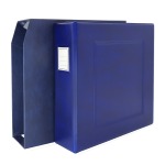 Cartella a 4 anelli XL con custodia vuota Blu Master Phil 2