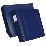 Cartella a 4 anelli XL con custodia vuota Blu Master Phil 3