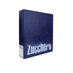 Cartella a 4 anelli ZUCCHEROMANIA senza custodia vuota Blu Master Phil 1