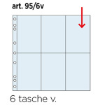 Inserti trasparenti COUNTRY a 6 tasche verticali Master Phil 1